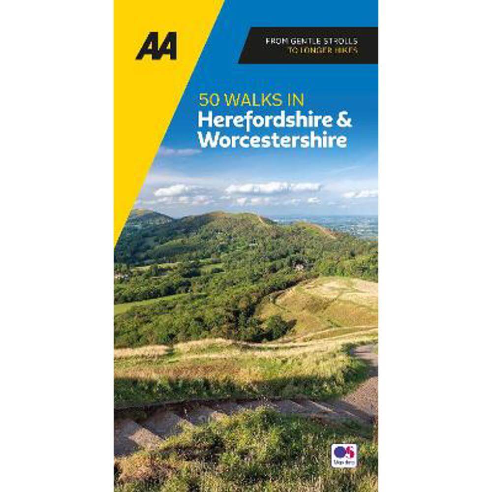 AA 50 Walks in Herefordshire & Worcestershire (Paperback)
